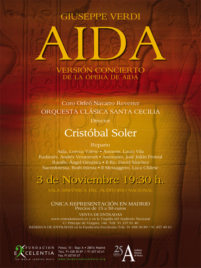 fundacion excelentia  Aida en versión concierto