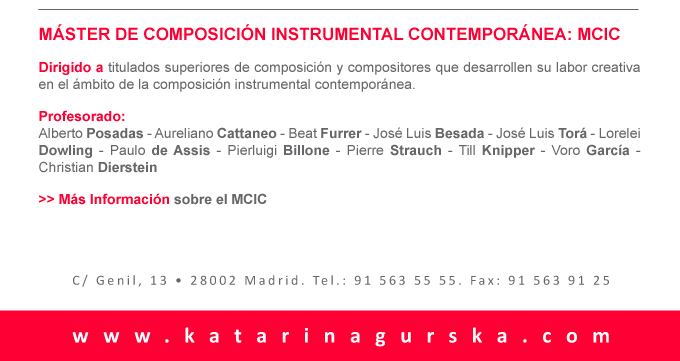 centro superior de ensenanza musical katarina gurska  Preinscripción abierta