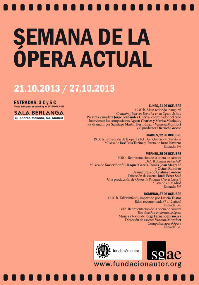 compania laperaopera  I Semana de la Ópera Actual