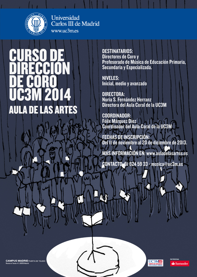 universidad carlos iii de madrid  21ª Edición del Curso de Dirección de Coro 2014