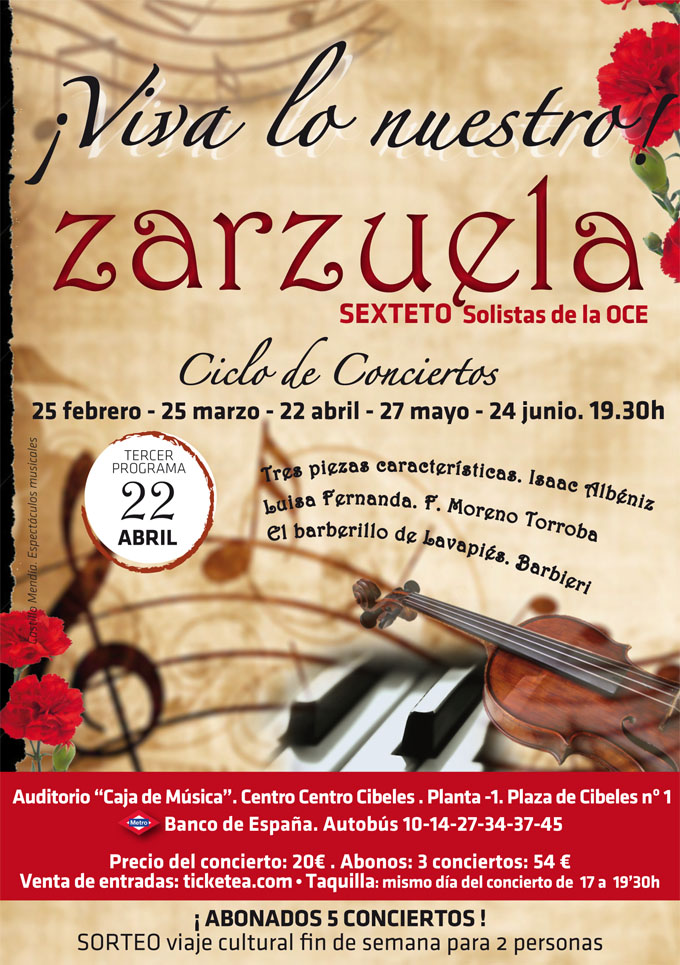 orquesta de camara de espana  ¡Viva lo nuestro! Ciclo de conciertos de Zarzuela