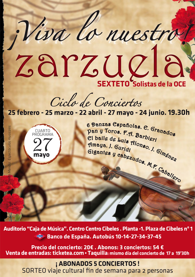 orquesta de camara de espana  ¡Viva lo nuestro! Ciclo de conciertos de Zarzuela