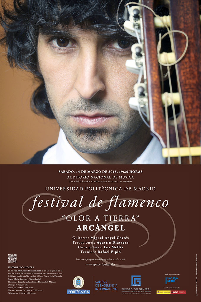 universidad politecnica de madrid  Arcángel en el Festival de Flamenco de la UPM